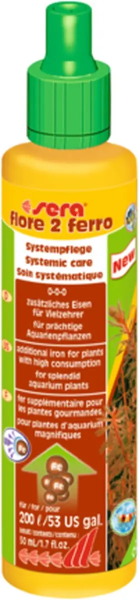 Sera Flore 2 Ferro 50ml - Voeding voor aquariumplanten
