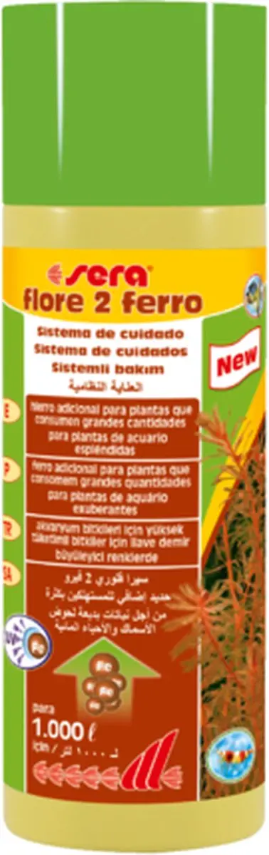 Sera Flore 2 Ferro 50ml - Voeding voor aquariumplanten
