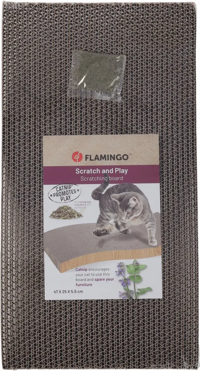 Flamingo Krabkarton Kwano Bruin 47x25cm