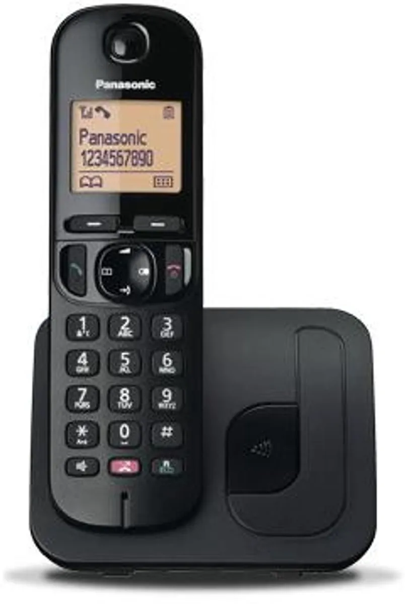 Panasonic KX-TGC250JTB DECT Telefoon - 1 Handset - Zwart - afbeelding 2 van 2