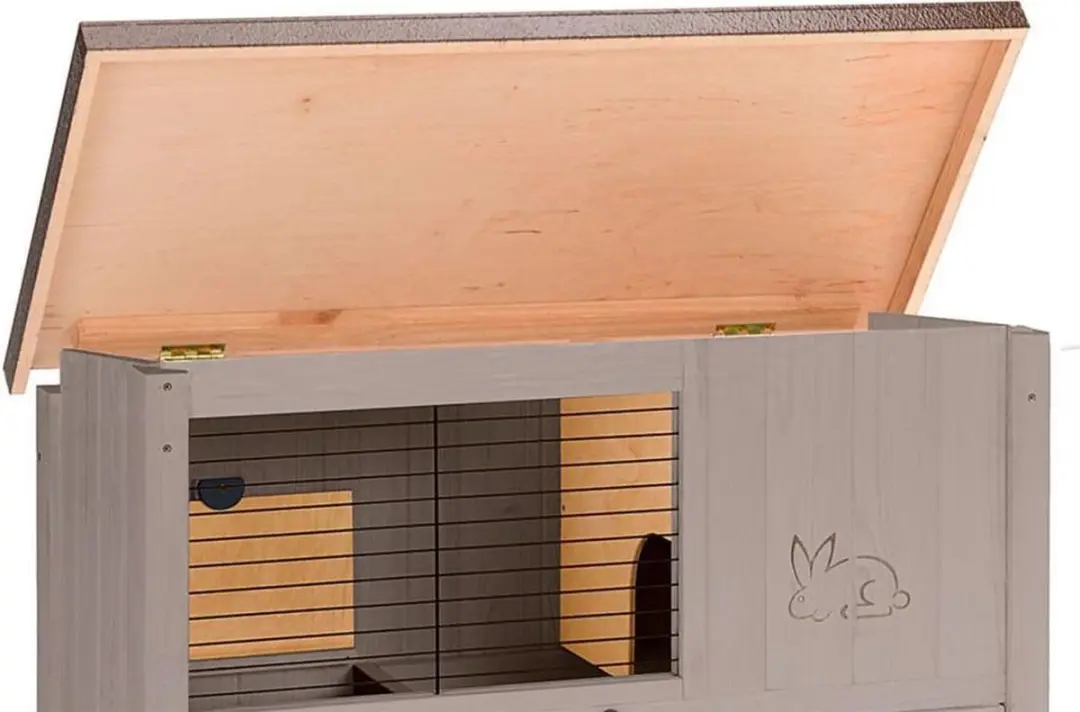 Ferplast Konijnenhok Ranch 100 Restyle 95x64,5x84,5cm - Grijs