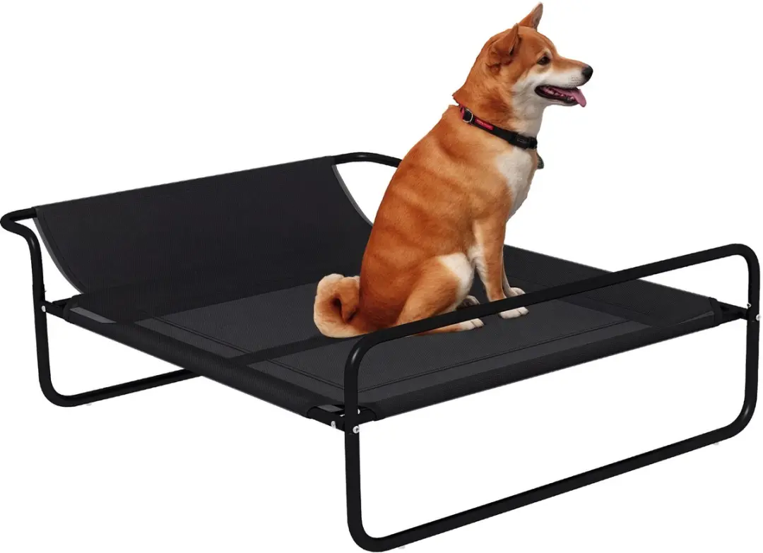 Pawhut Verhoogd Hondenbed 106x81x33cm