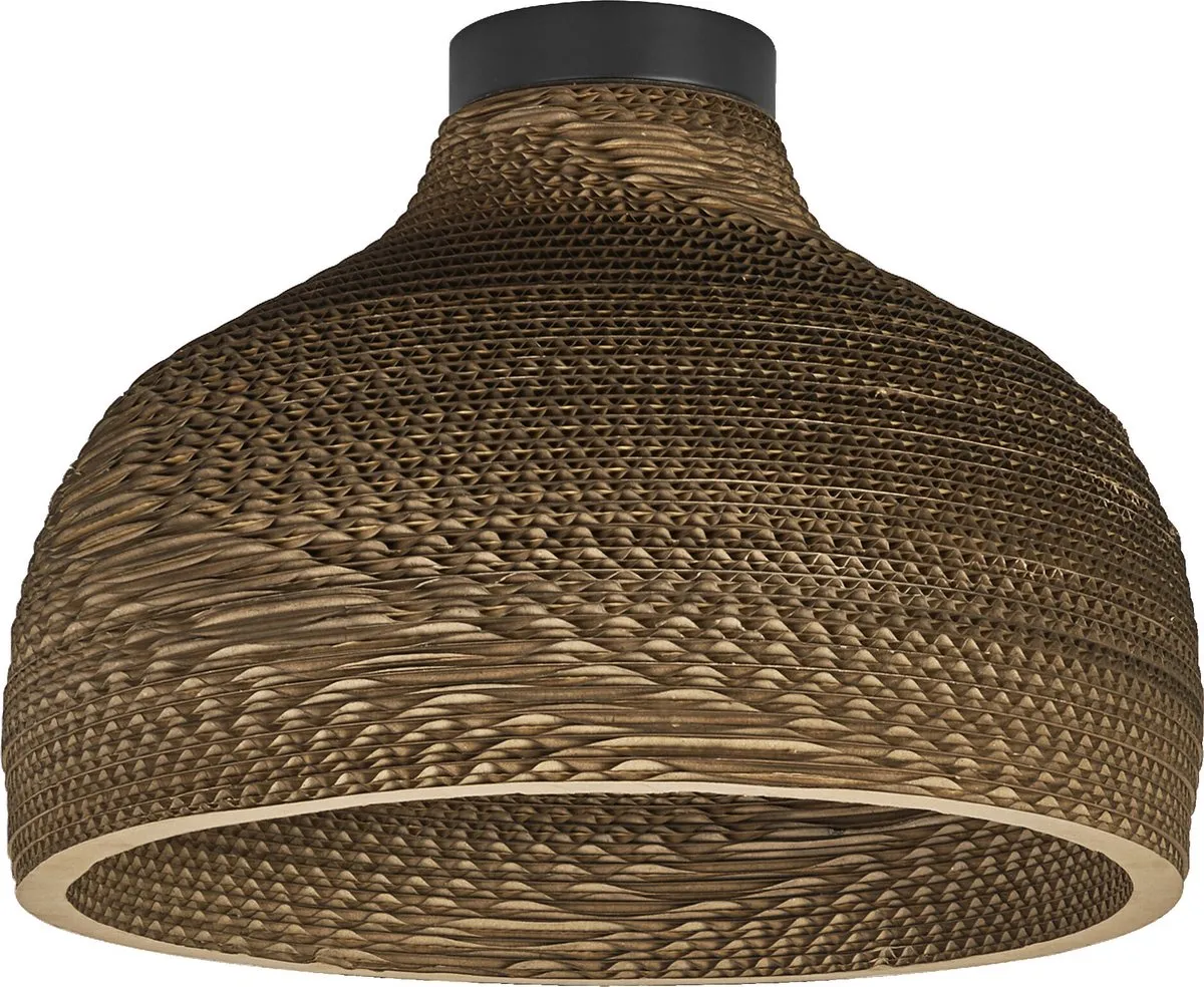 LEDVANCE Decor Cardboard Hat Plafondlamp E27 - Bruin - 360mm