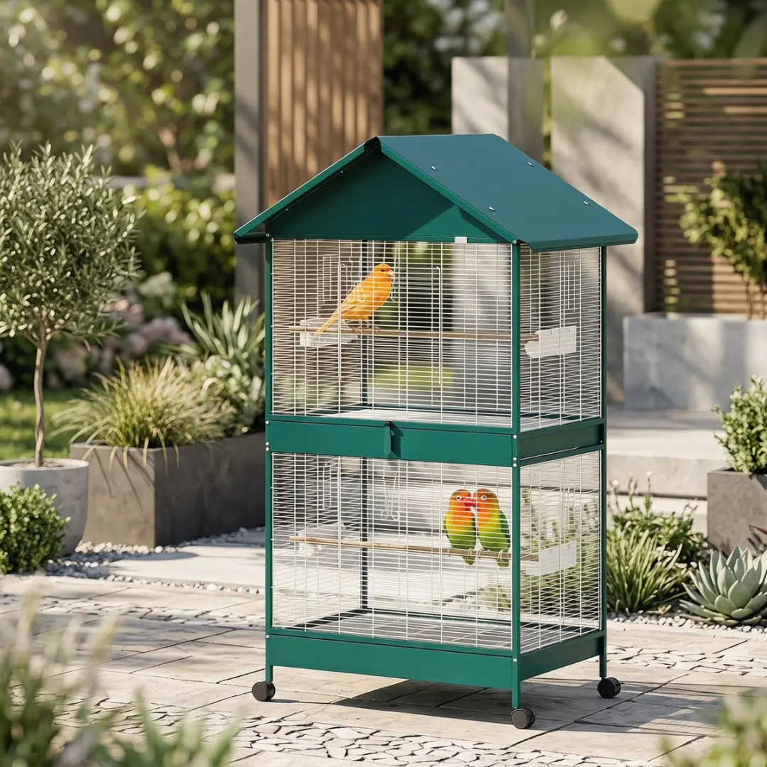 Pawhut Vogelkooi Staand - Groen