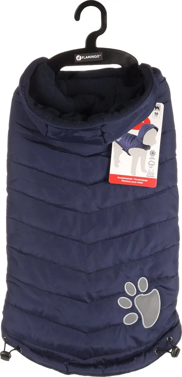 Flamingo Hondenjas Paw - Blauw 50 cm