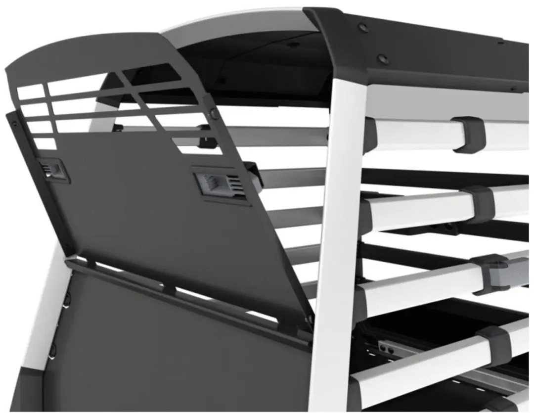 Thule Allax Hondenautobench Grijs - S 72-80x55x58cm - afbeelding 2 van 6