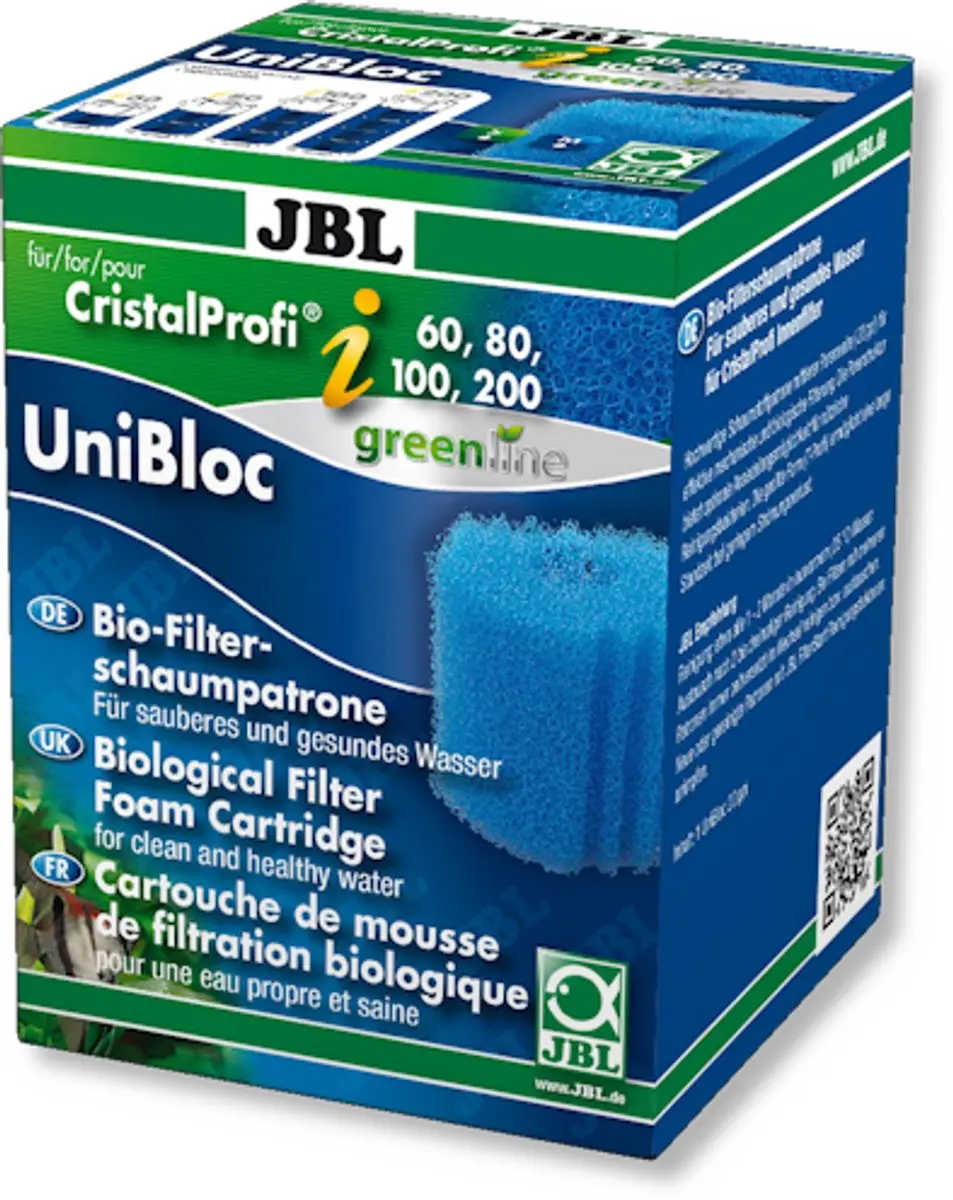 JBL UniBloc CristalProfi Blauw