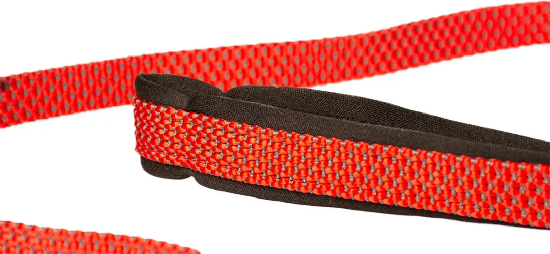 Duvo Duvoplus Uitlaatriem Explor East Nylon S 120cm/15mm - Rood