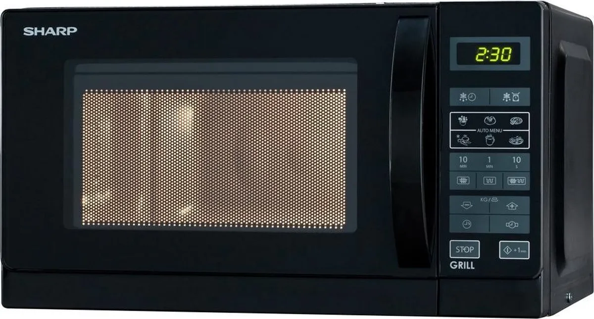 Sharp R-642 BKW Magnetron 1000W - Zwart - afbeelding 3 van 4