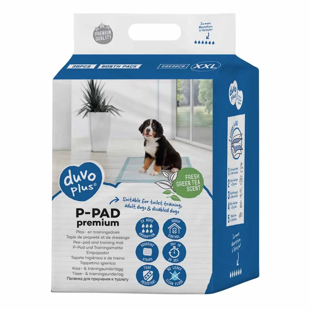 Duvo+ P-Pad Premium Groene Theegeur 30 Stuks - 60x90cm