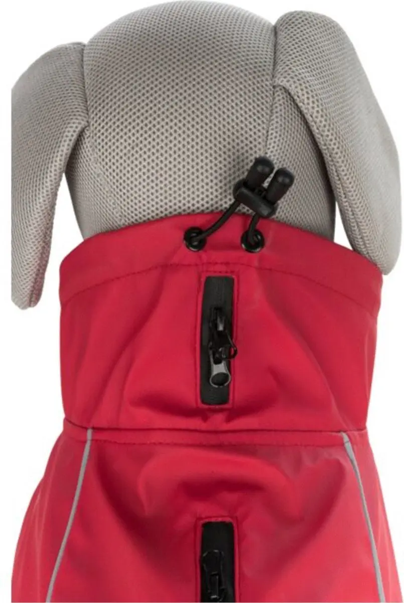 Trixie Regenjas Hond Vimy - Rood S