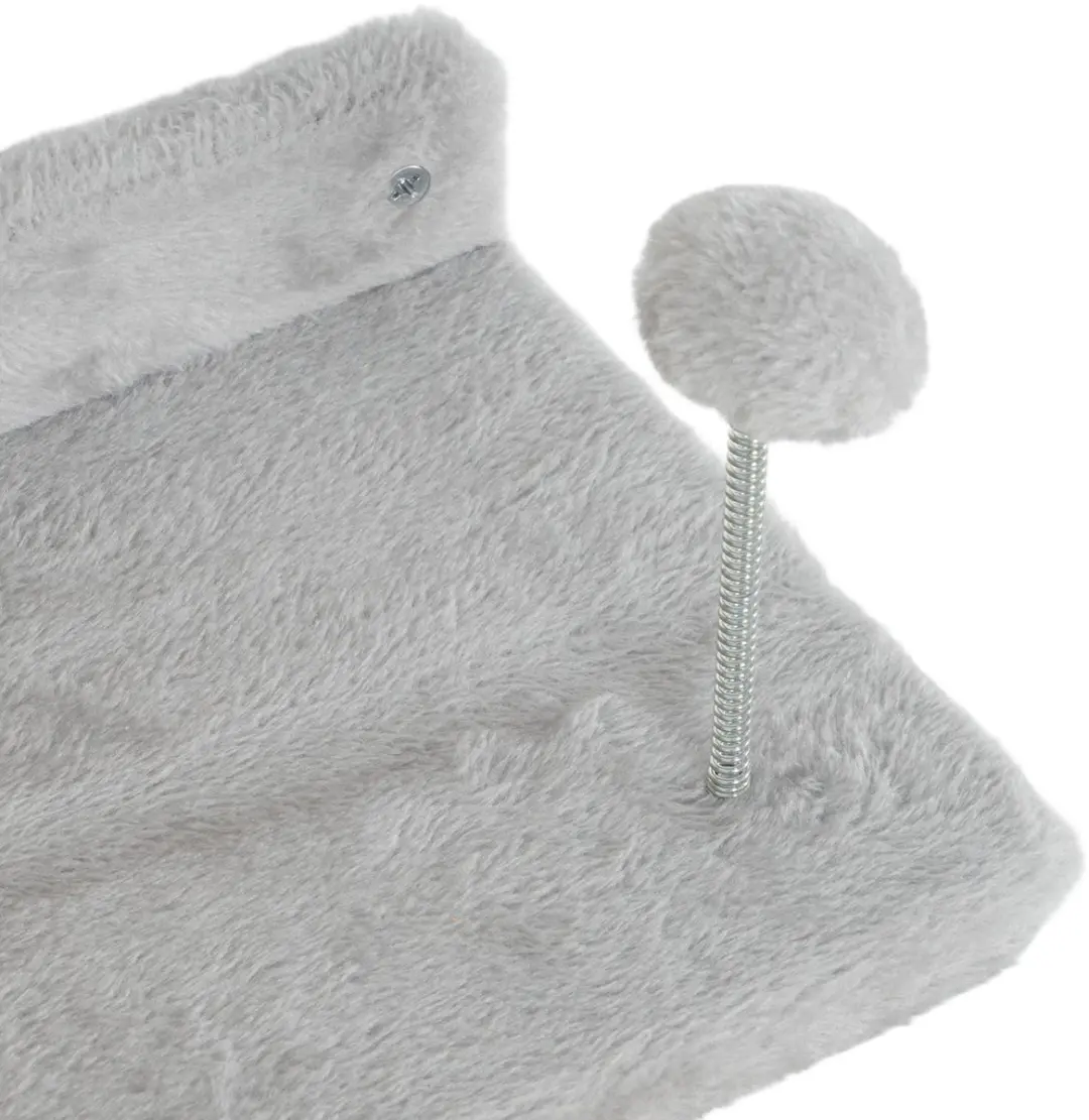 Pawhut Katten Klimwandset 5 Niveaus - Hellgrau