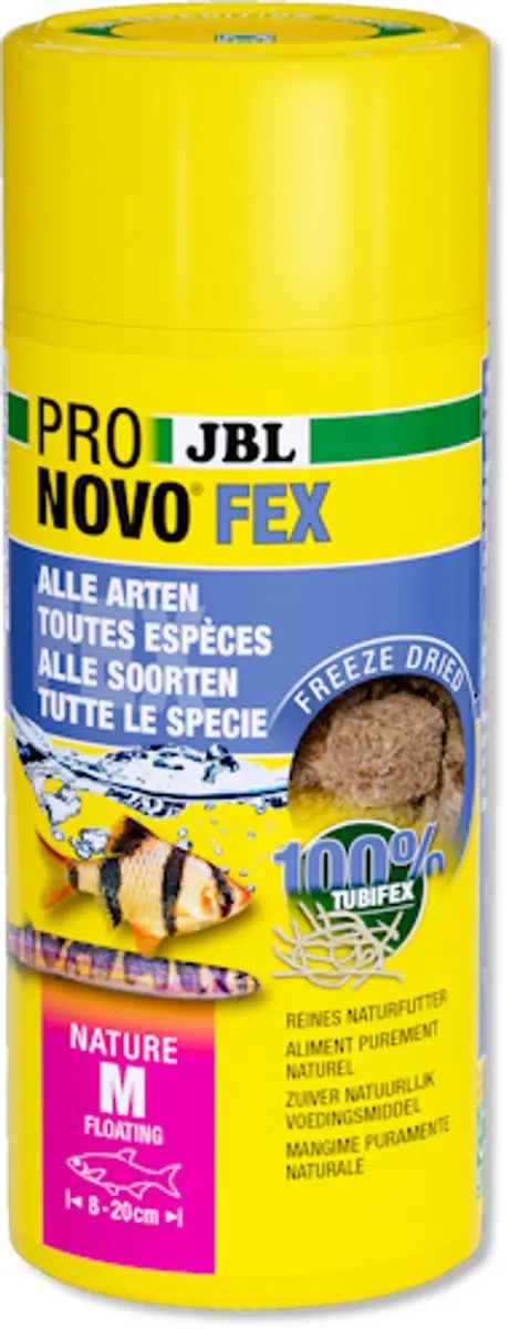 JBL ProNovo Fex Gevriesdroogde Tubifex 250ml