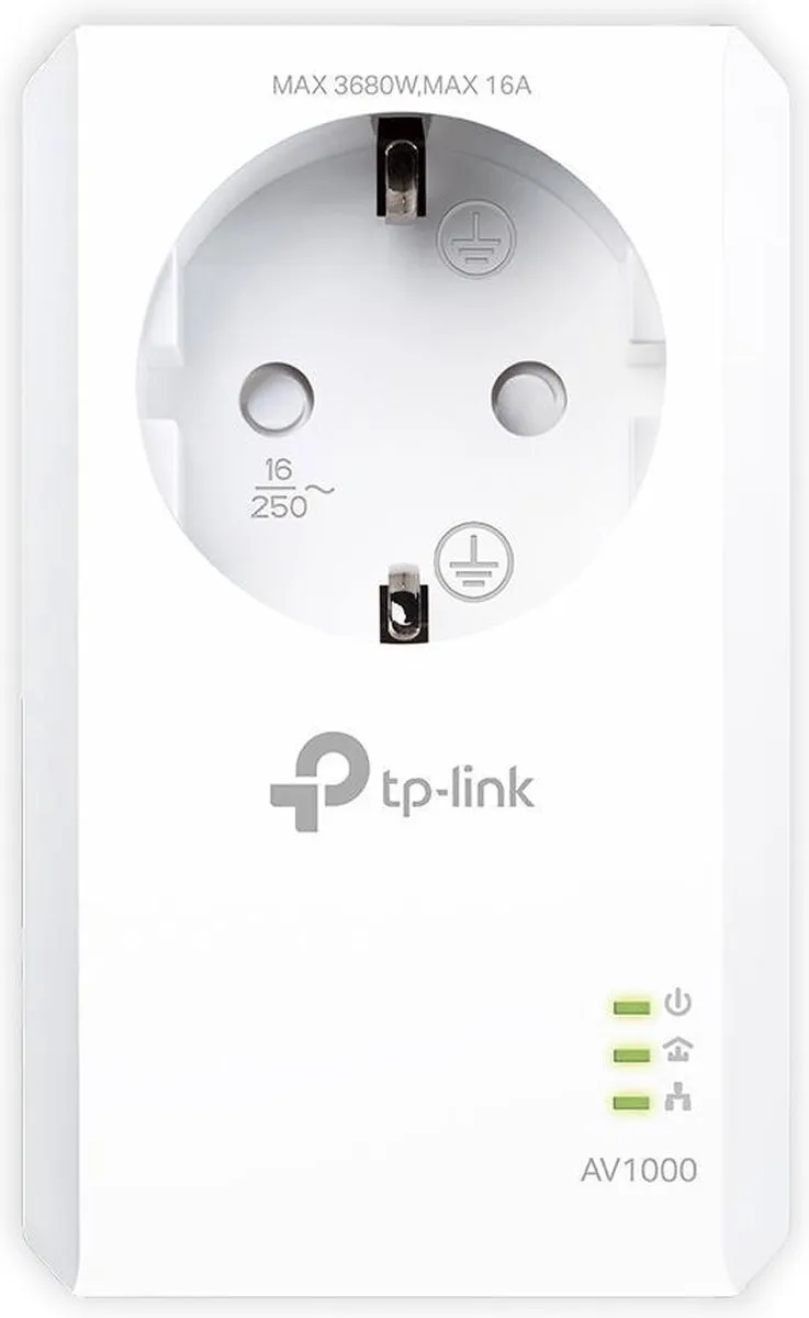 TP-Link TL-PA7017P Powerline Adapter - 1 Poort - Wit