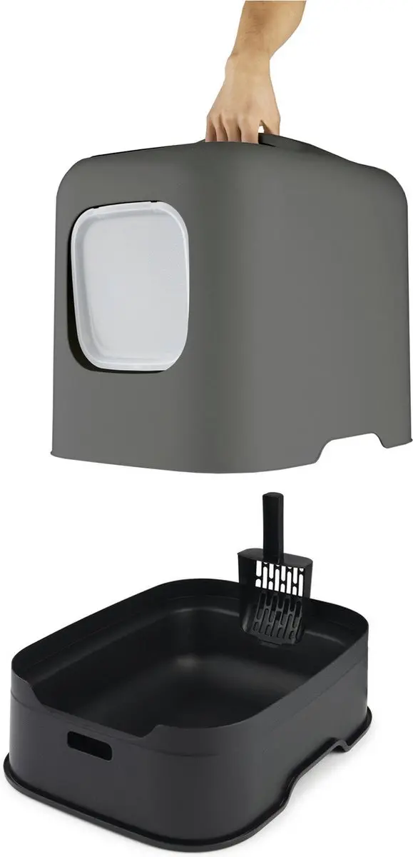 Rotho Mypet Biala Kattenbak 51x39,5x44,3cm - Antraciet