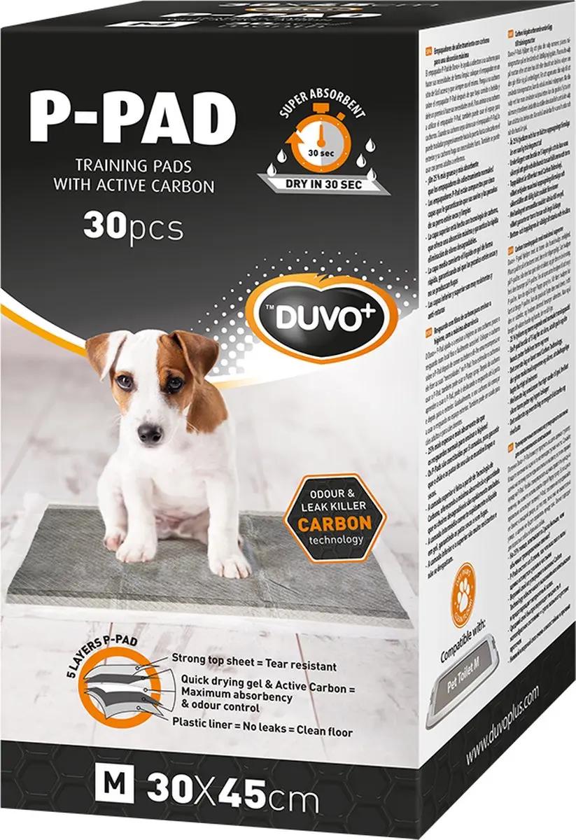 Duvo+ Puppy Pad Carbon 30x45cm