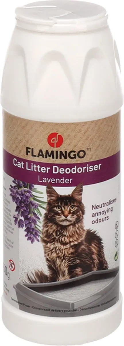 Flamingo Kattenbakverfrisser Lavendel 750g