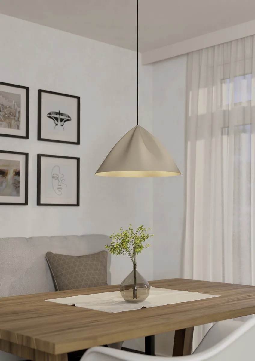 Eglo Podere Hanglamp E27 - Ø42,5cm - Zand