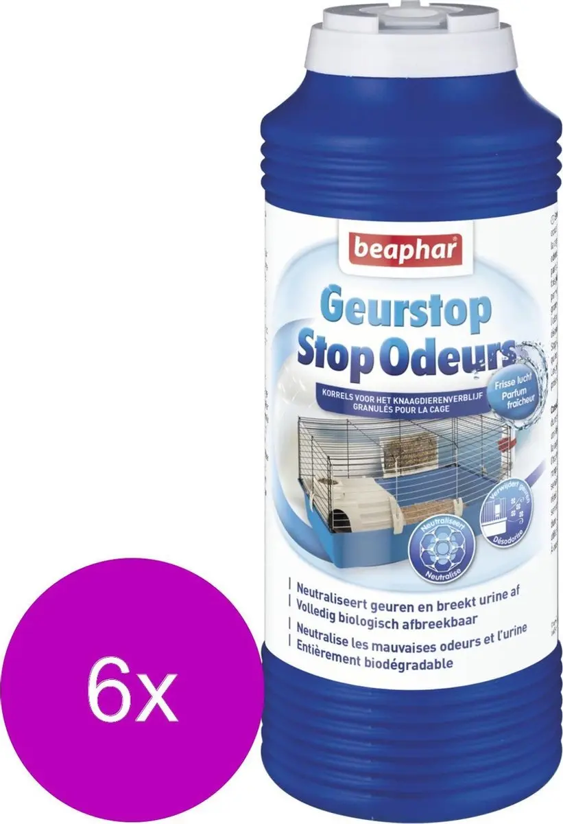 Beaphar Geurstop Knaagdier - 6x600ml