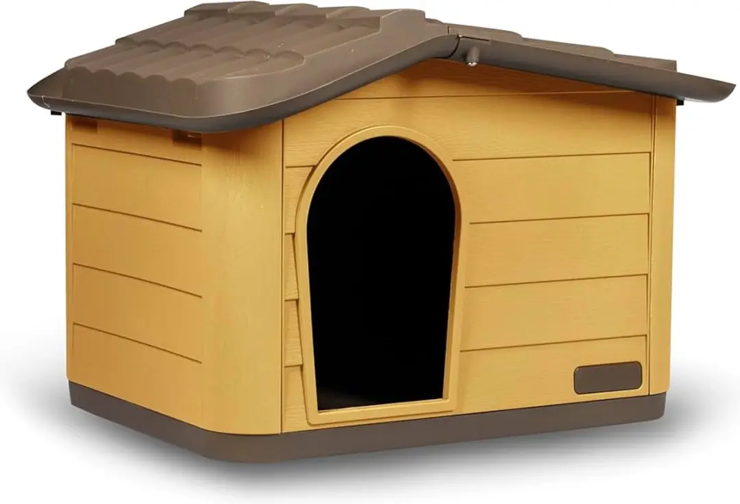 Duvo Kattenhuis - 51x38x35cm - Honing bruin