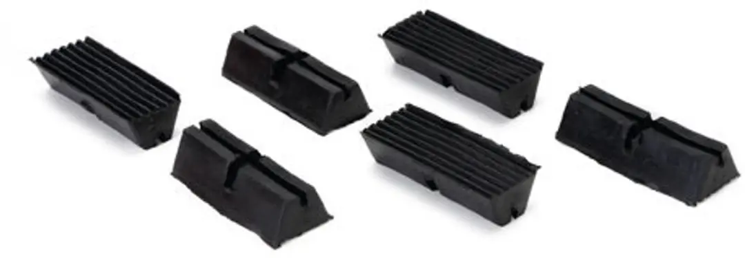Beeztees Distripet Rubber Voetjes Hondenbench - 6 Stuks - Zwart