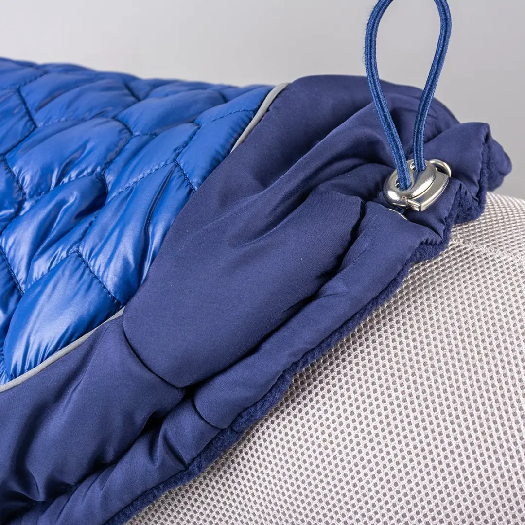 Duvo Dierenkleding Hondenjas Hi Vis Quilt XS - 30cm - Blauw