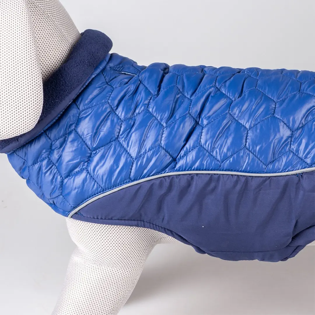 Duvo Dierenkleding Hondenjas Hi Vis Quilt XS - 30cm - Blauw