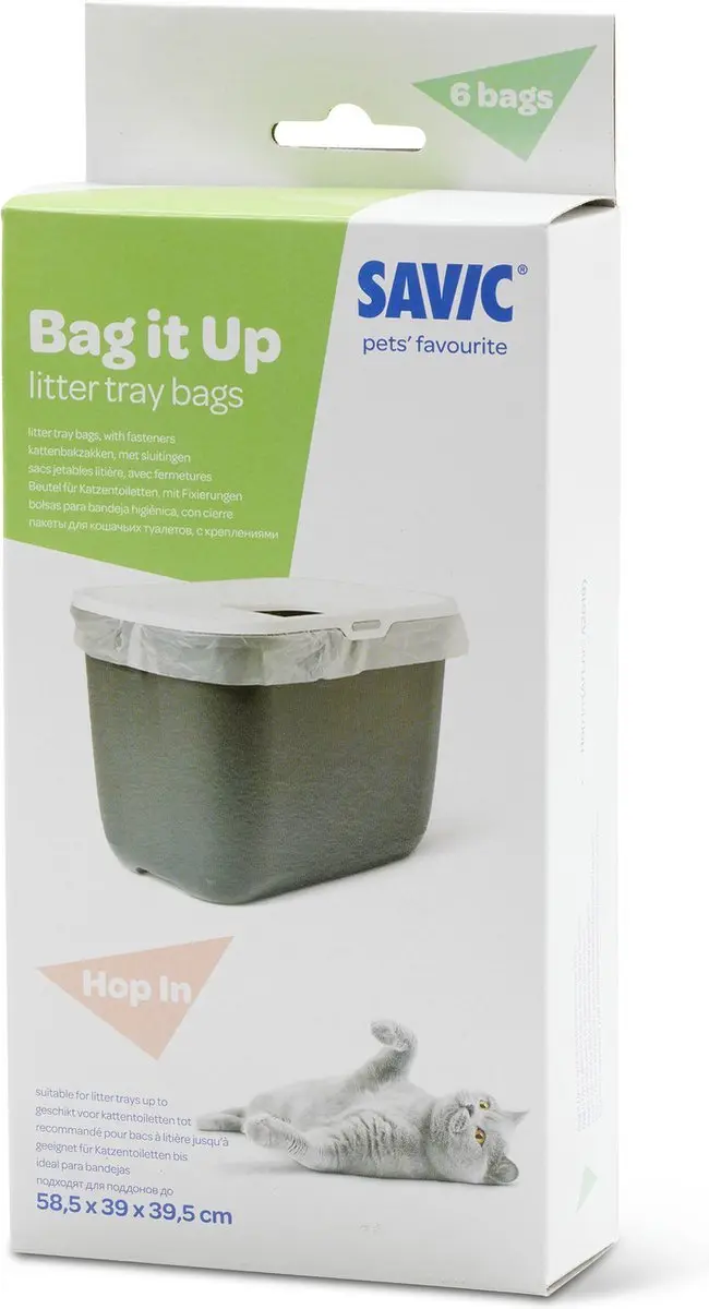Savic Kattenbakzakken Bag It Up 12 Stuks