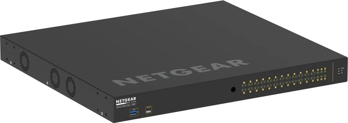 Netgear GSM4230P-100EUS Switch - 30 PoE-poorten 300W - Zwart