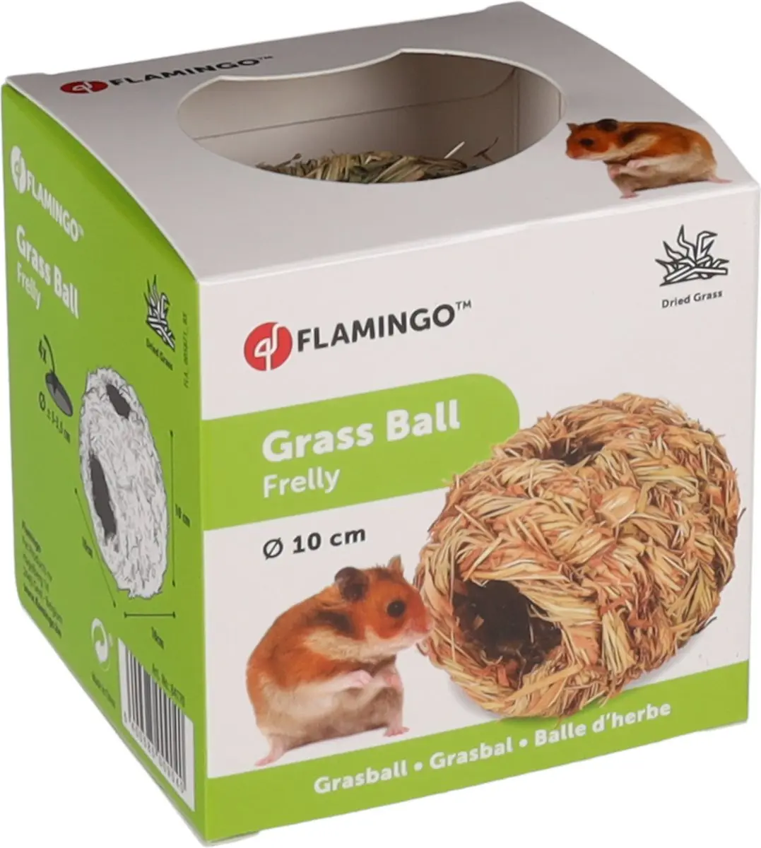 Flamingo Roll Bruin 10cm