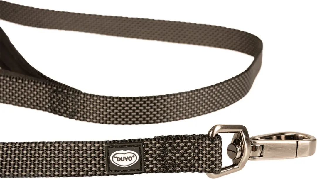 DuvoPlus Uitlaatriem Explor North Nylon L 100cm/20mm - Zwart