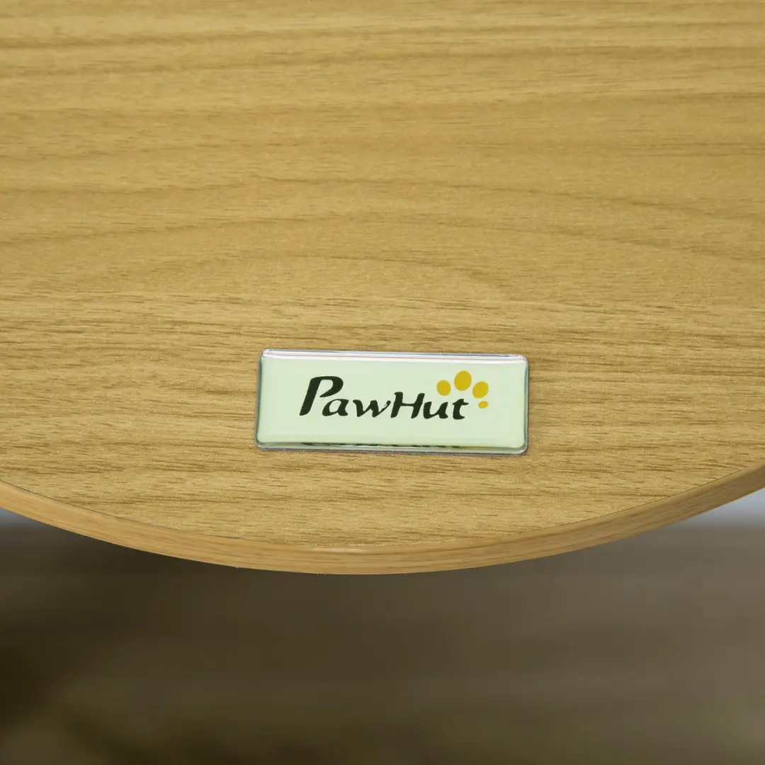 Pawhut Kattenwandplank D30-644V00 - Natur/Weiß