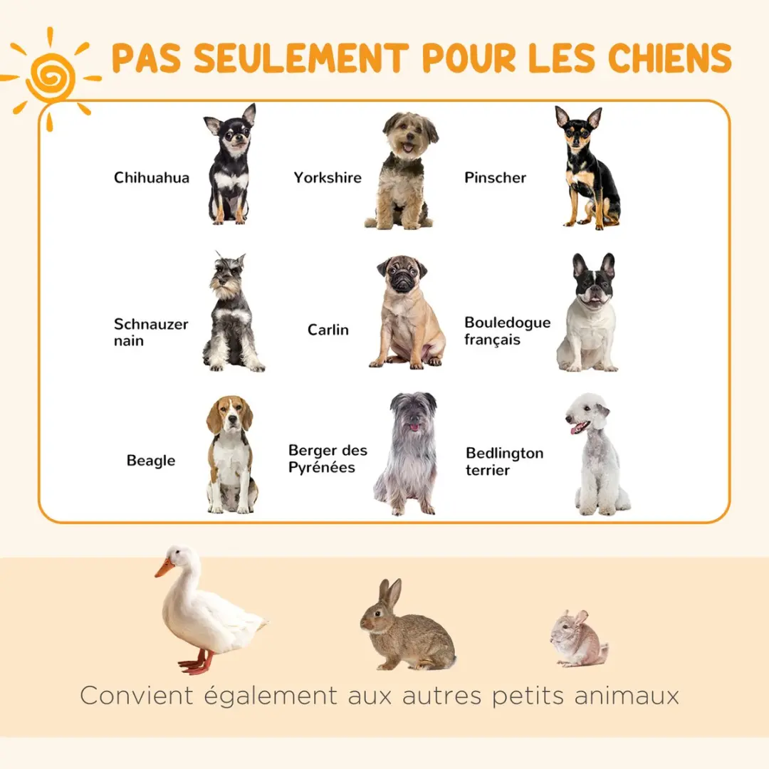 Pawhut Huisdierenspeelpen 61x61cm - Zwart