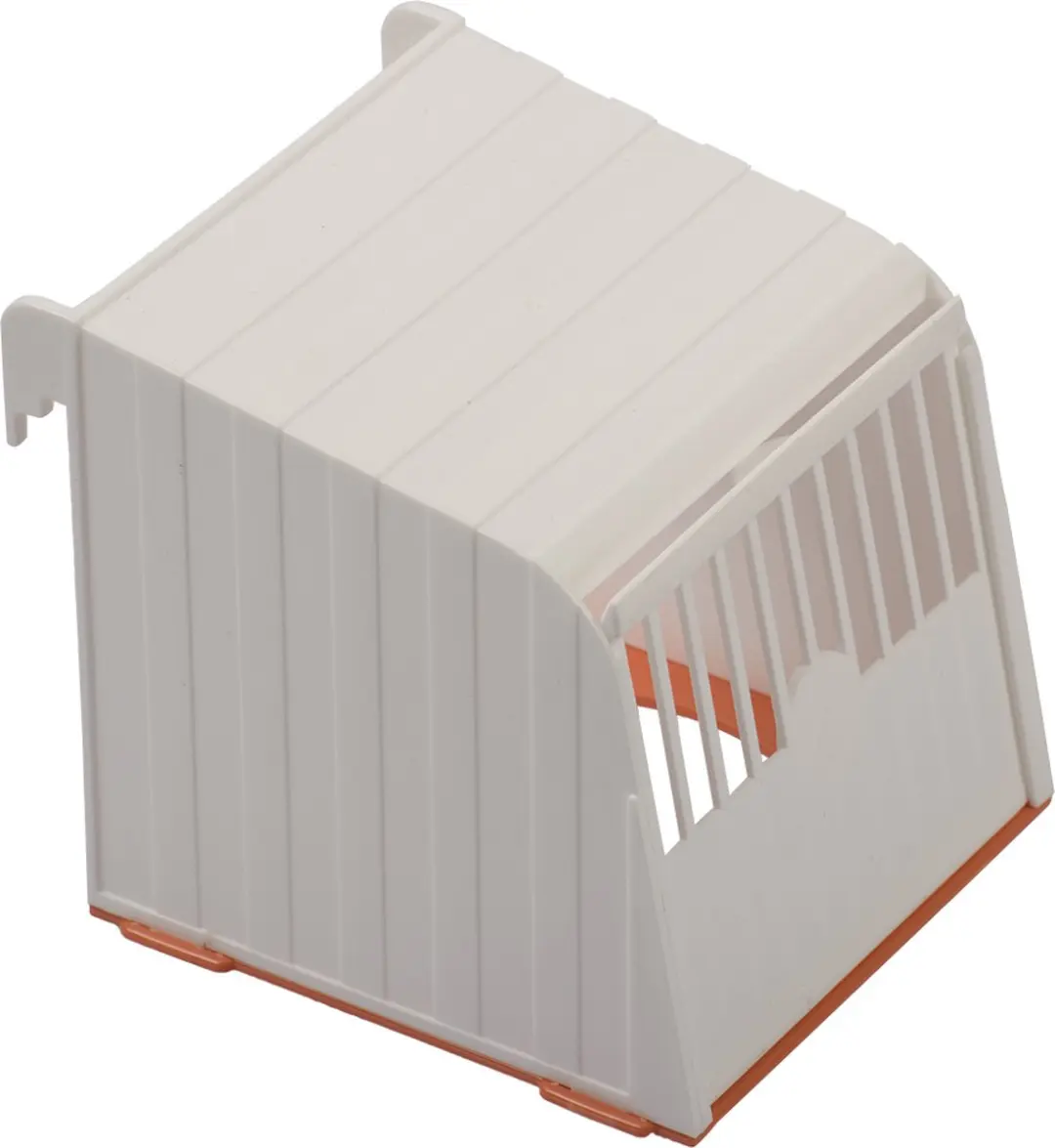 Duvo Vogelnestkastje Plastiek Wit/ Oranje