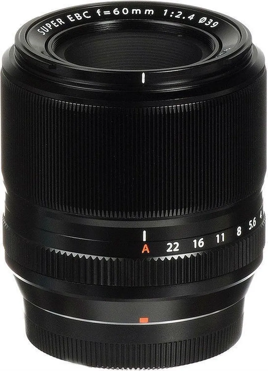 Fujifilm Fujinon XF 60mm f/2.4 R Macro - 39mm - Zwart