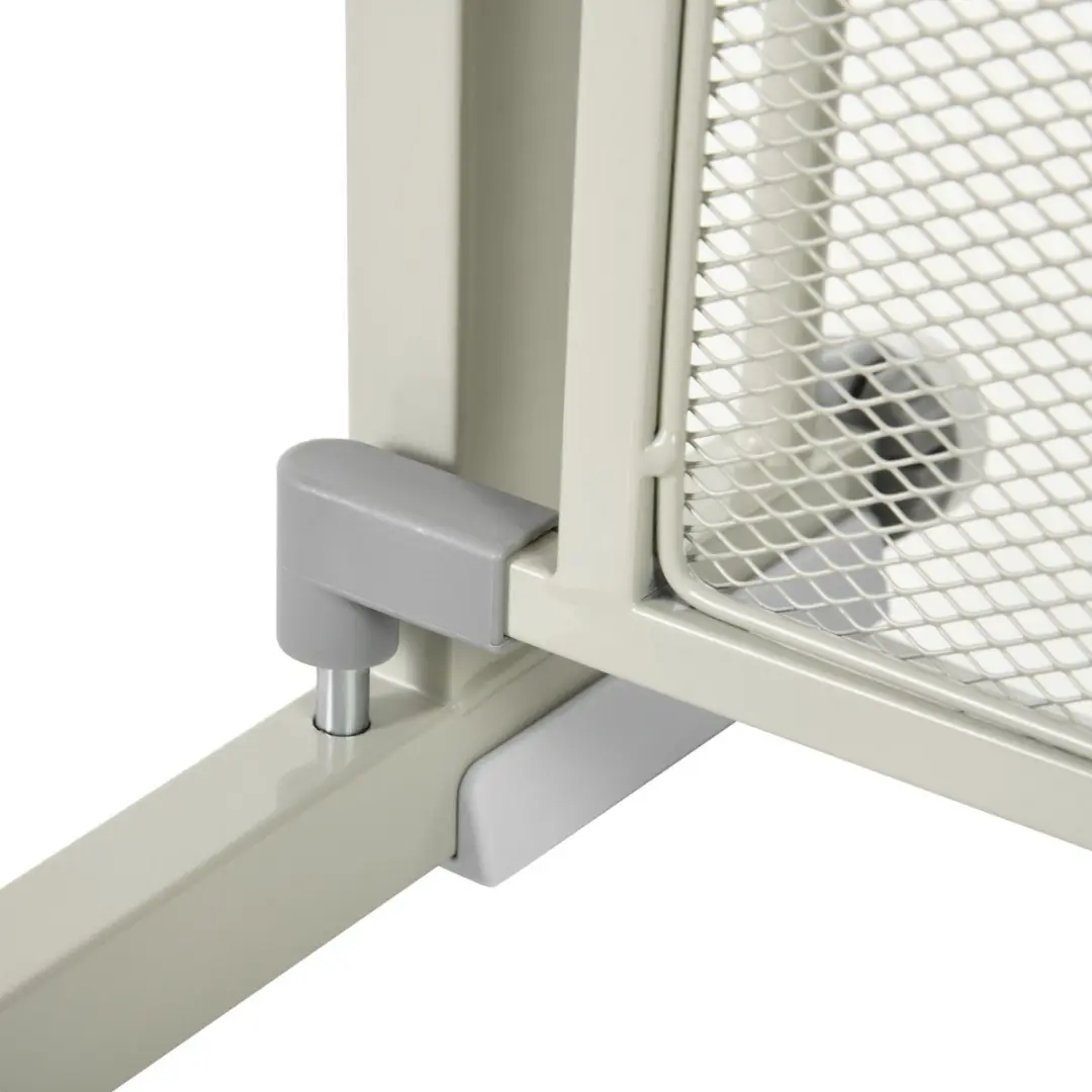 Pawhut Acier Huisdierpoort 103x2x76cm - Grijs