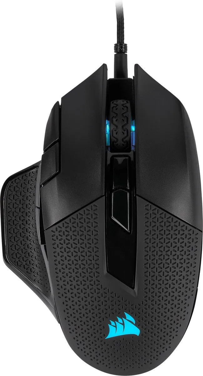 Corsair Nightsword - Gaming Muis - 18000 DPI - Zwart