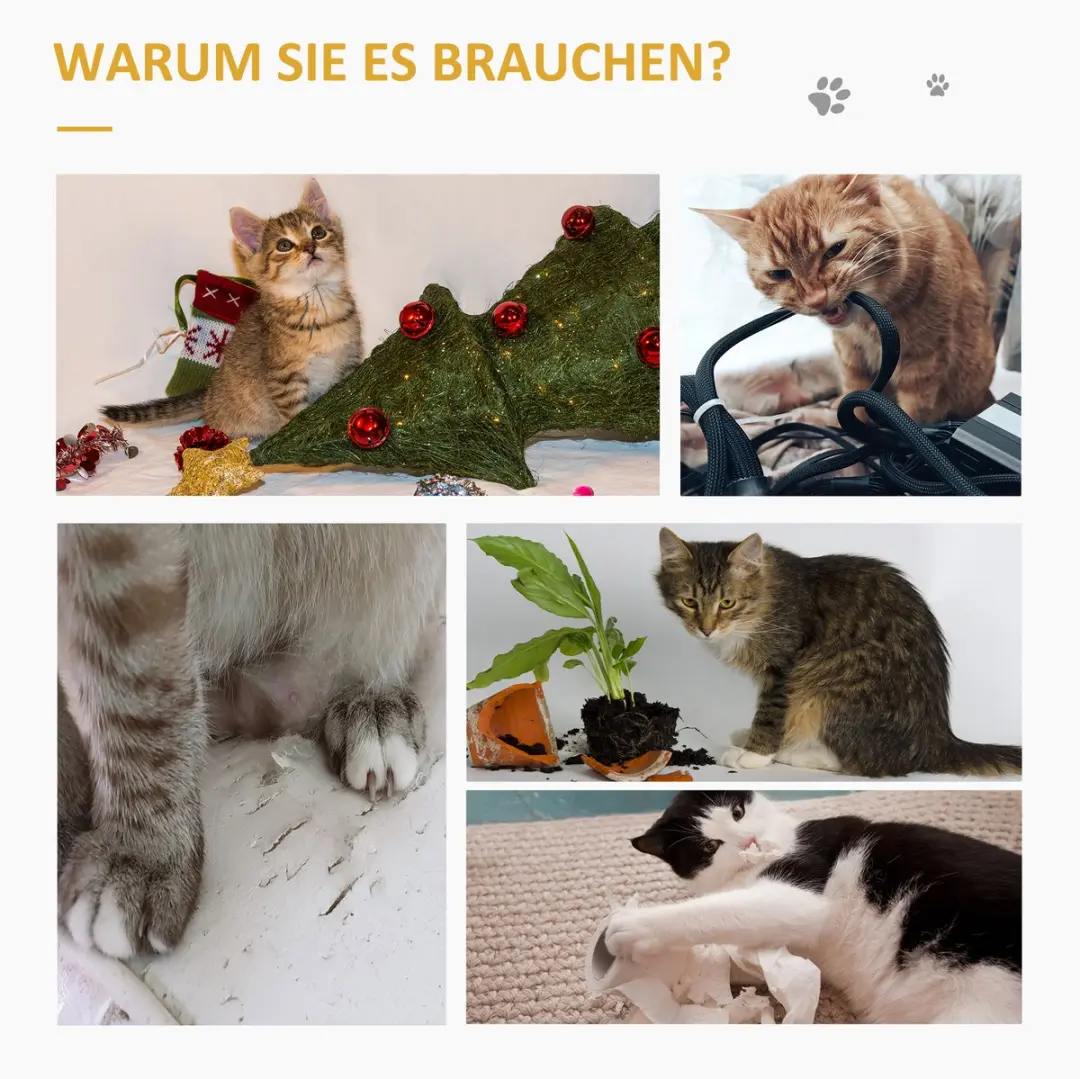 Pawhut Krabmat Set van 2 - 2 Ligplekken - Grijs