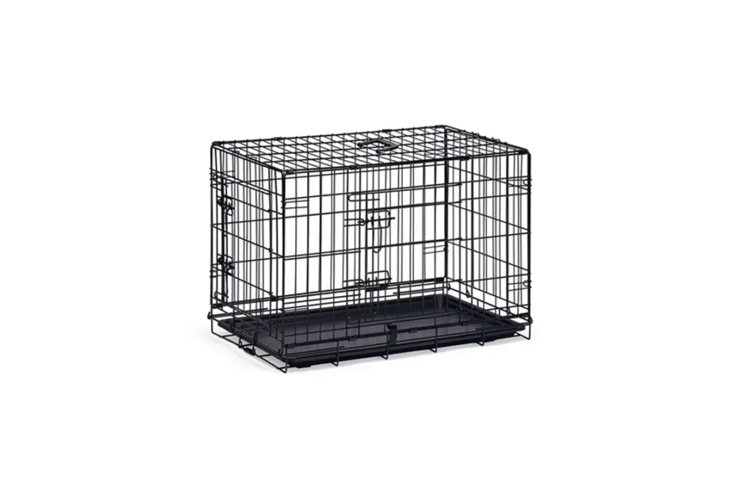 Beeztees Hondenbench M - 2 Deuren - 81x55,5x61,5cm - Zwart