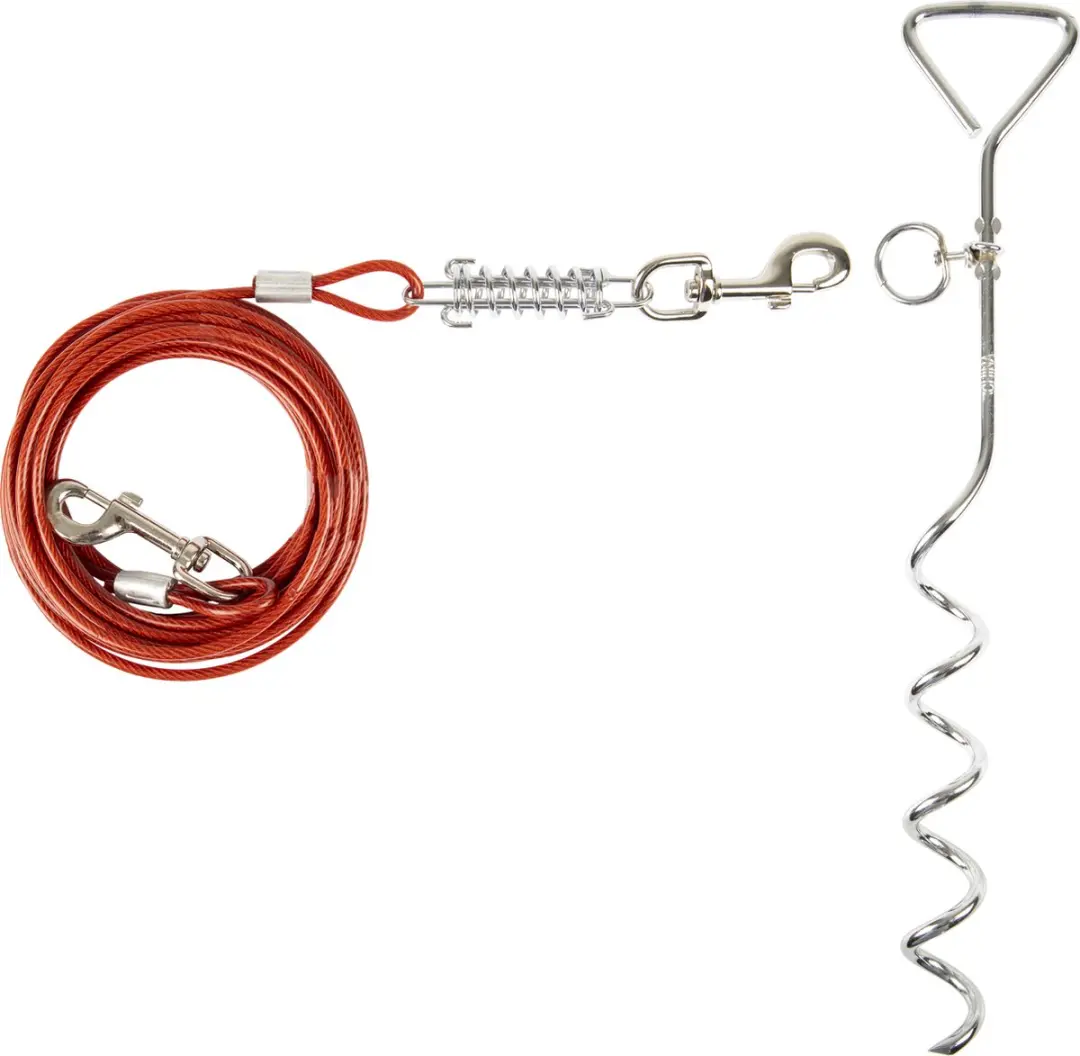 Flamingo Grondpin 7,5m Hondenriem