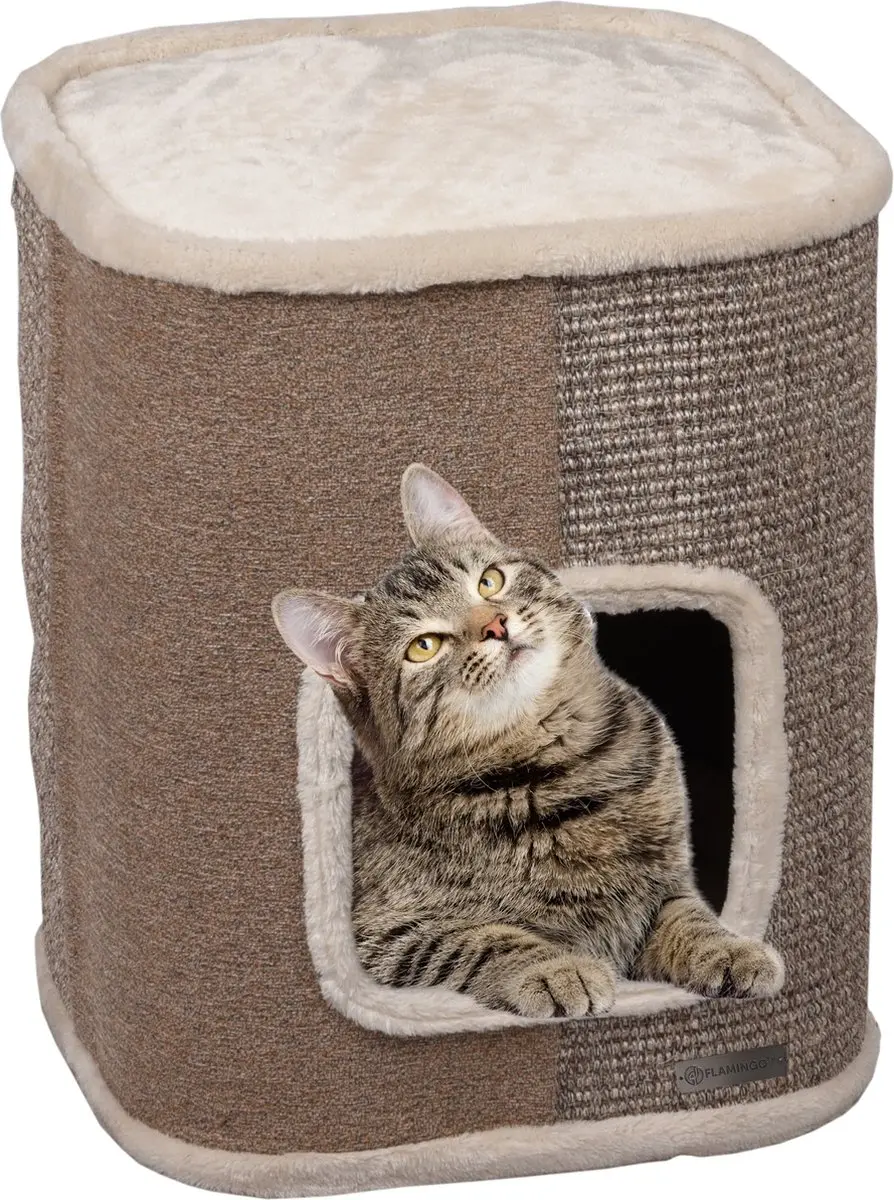 Flamingo Krabton George Krabpaal - 40x40x49cm - Beige