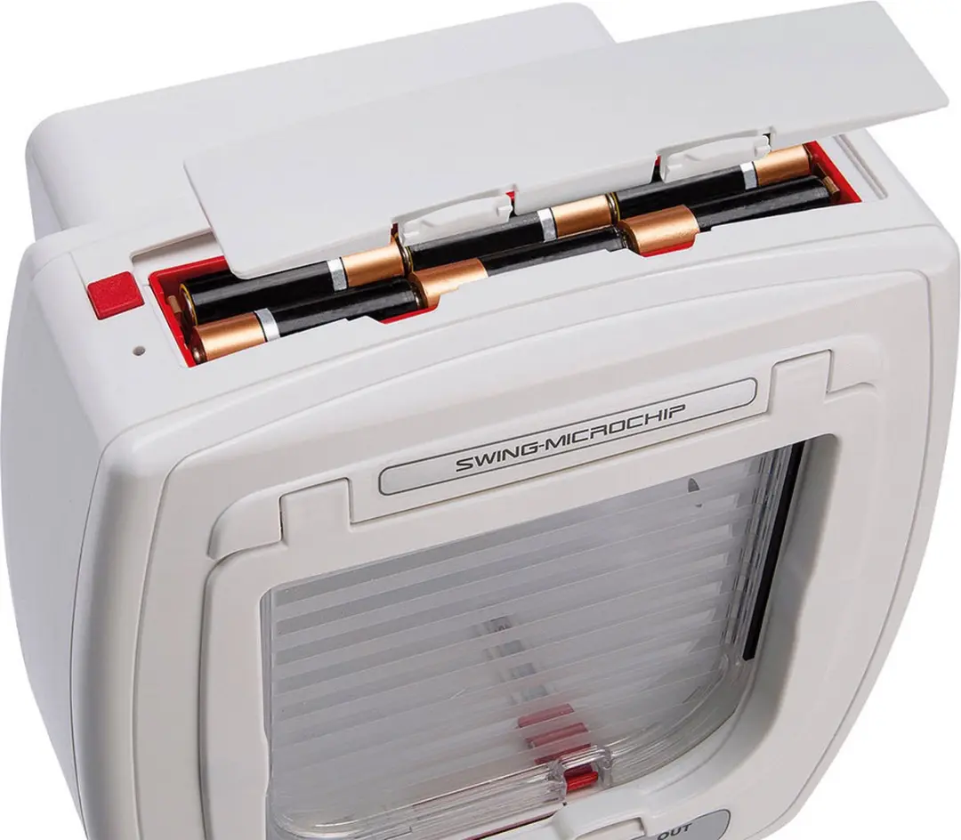Ferplast Dierenluik Swing Microchip Kattenluik Wit