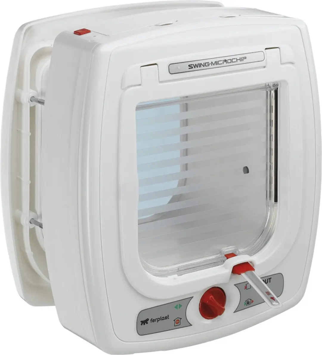 Ferplast Dierenluik Swing Microchip Kattenluik Wit
