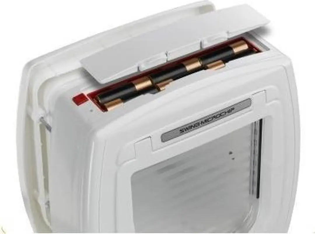 Ferplast Dierenluik Swing Microchip Kattenluik Wit - afbeelding 6 van 6
