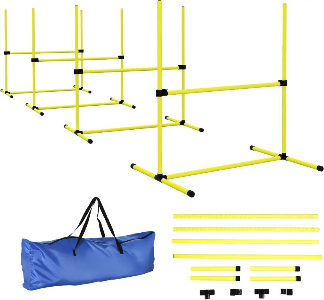Pawhut Agility-Set Honden 4 Hürden