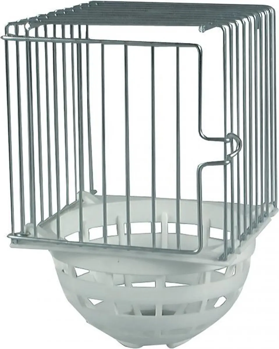Duvo+ Nestkast metaal met plastic 10x11x16cm