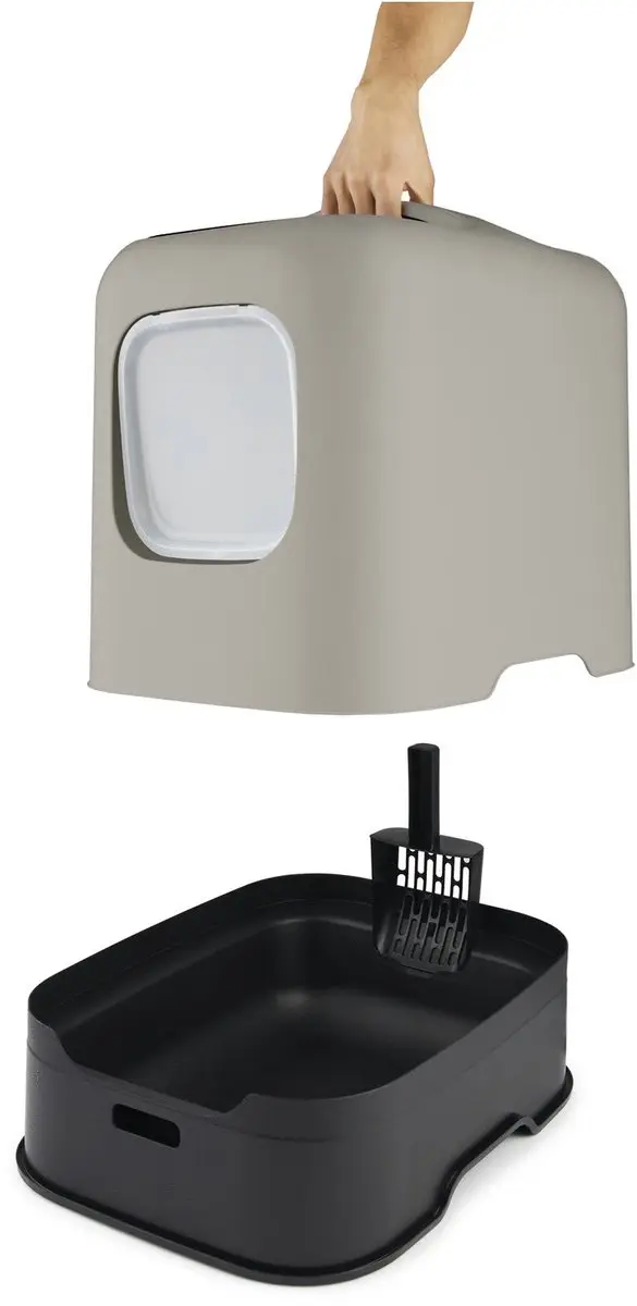Rotho Mypet Biala Kattenbak - 51x39,5x44,3cm - Beige & Antraciet