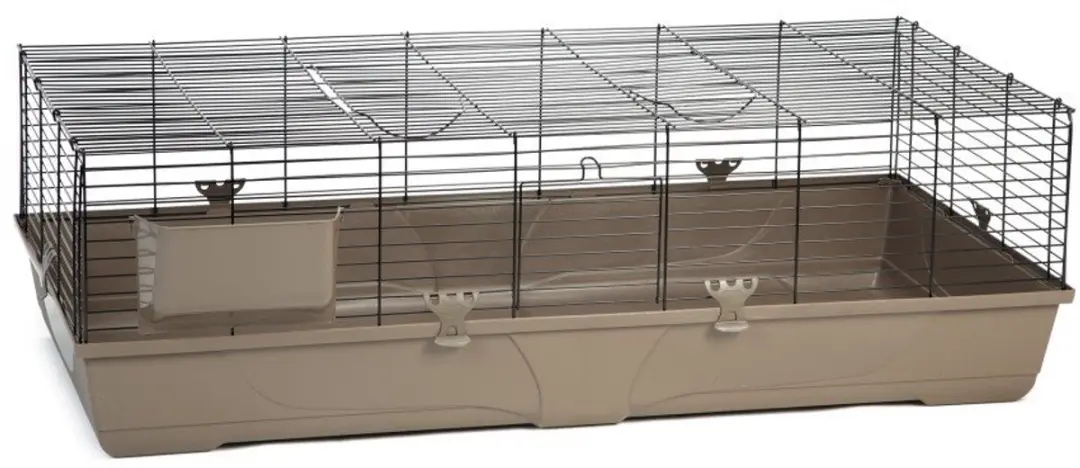 Beeztees Baldo Konijnenkooi Mokka 120x59x46cm - afbeelding 6 van 6