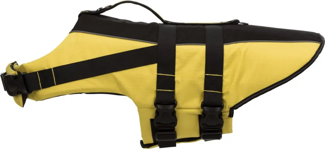 Trixie Zwemvest Hond XS - Geel/Zwart - 30-50 x 28 cm