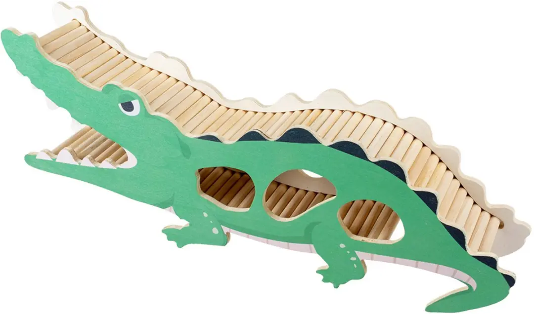 Duvo+ Knaagdieren Houten Speelhuis Krokodil